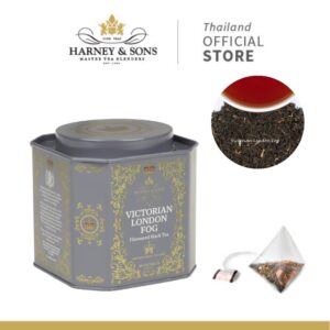 HRP-Victorian London Fog ชาดำ แบบกระป๋อง 30 ซองผ้า