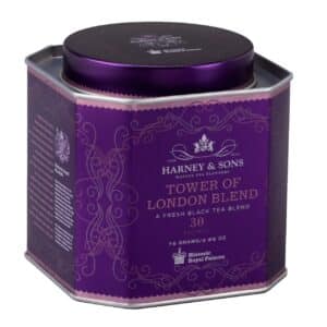 HRP Tower of London ชาดำ แบบกระป๋อง 30 ซองผ้า